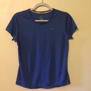 Women’s Medium Blue Dri-Fit Nike Running Top